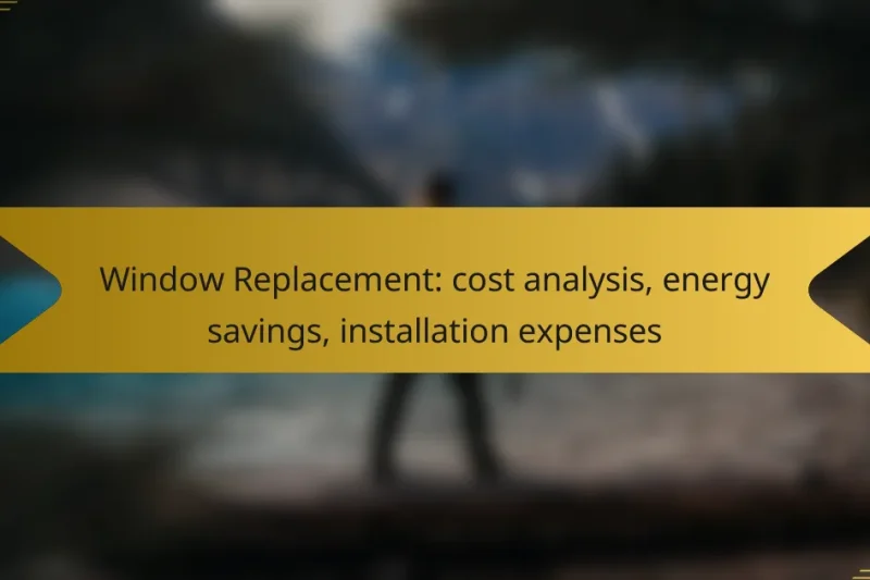 Window Replacement: cost analysis, energy savings, installation expenses